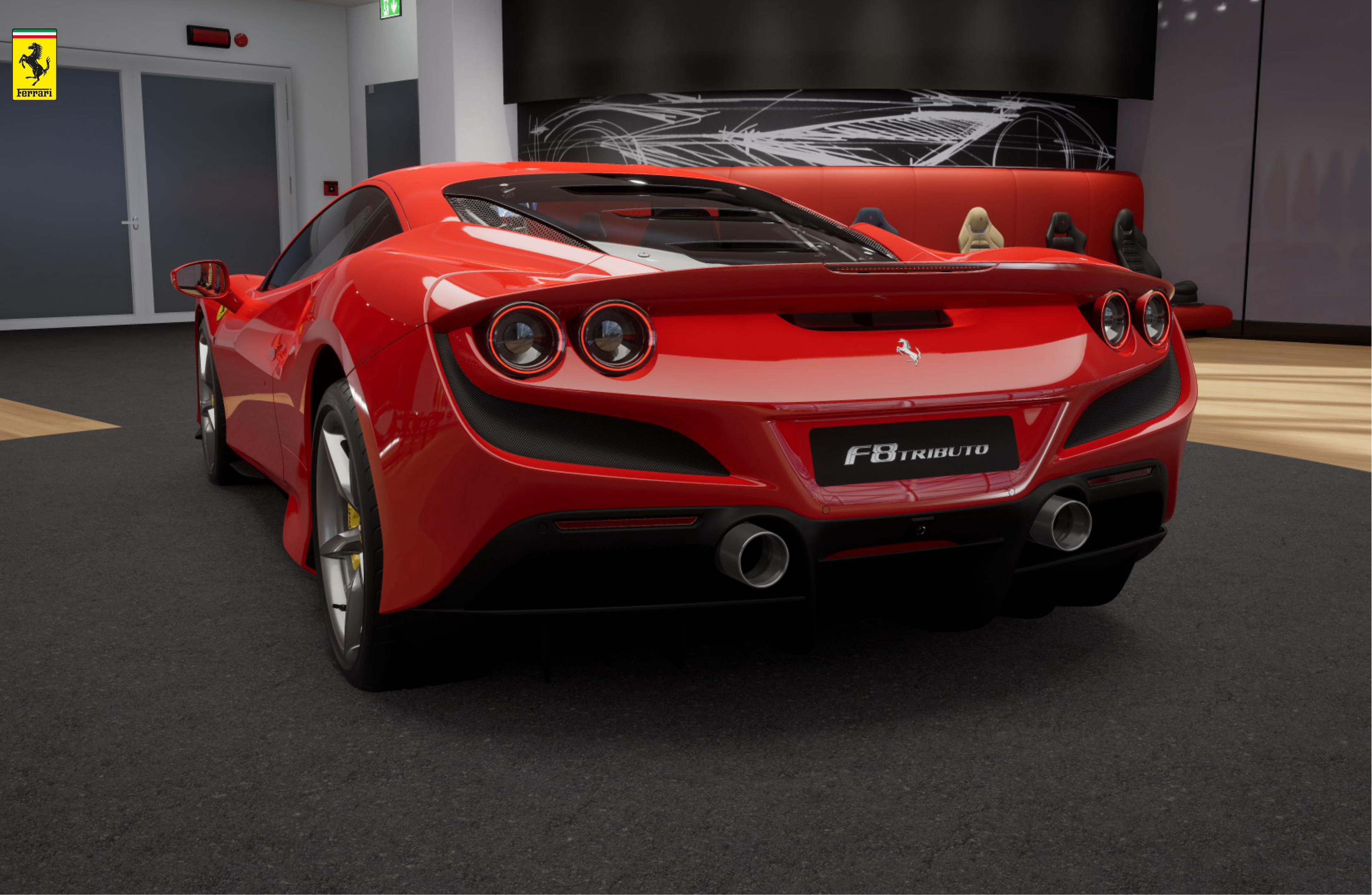 法拉利f8 2022款 ferraritribato3.9t