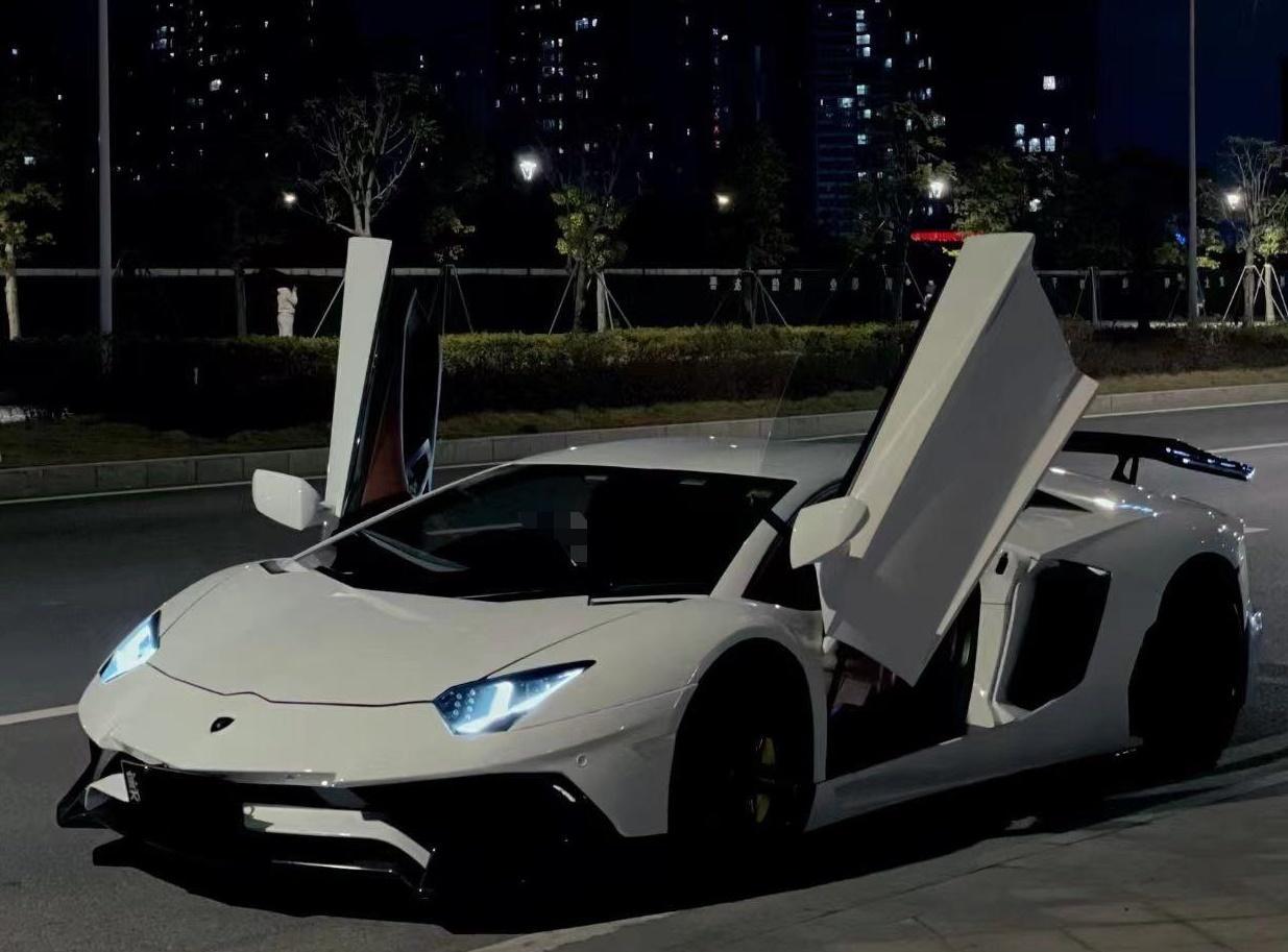 兰博基尼Aventador白色2013年08月