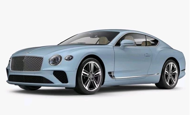 宾利欧陆GT蓝色2024年07月
