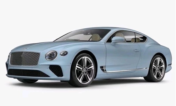 宾利欧陆GT蓝色2024年04月