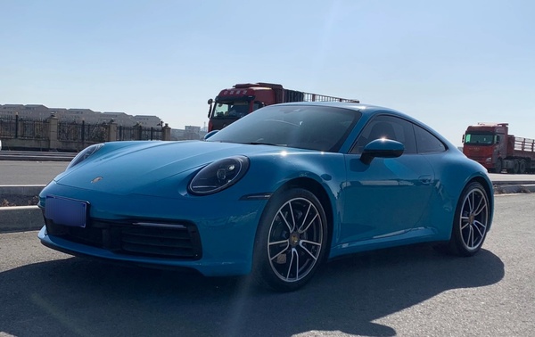 保时捷911蓝色2020年05月
