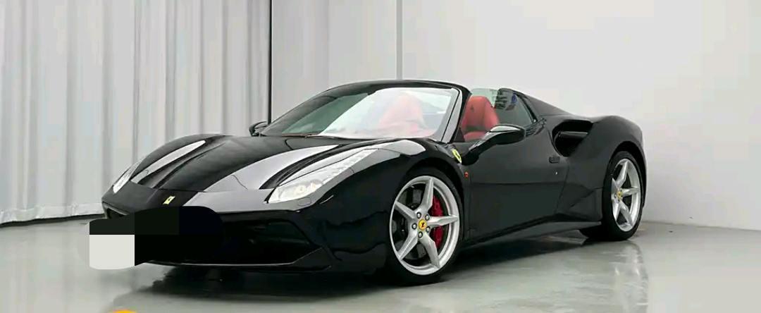 法拉利488黑色2018年01月