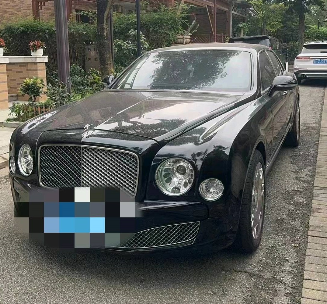 宾利慕尚黑色2012年09月