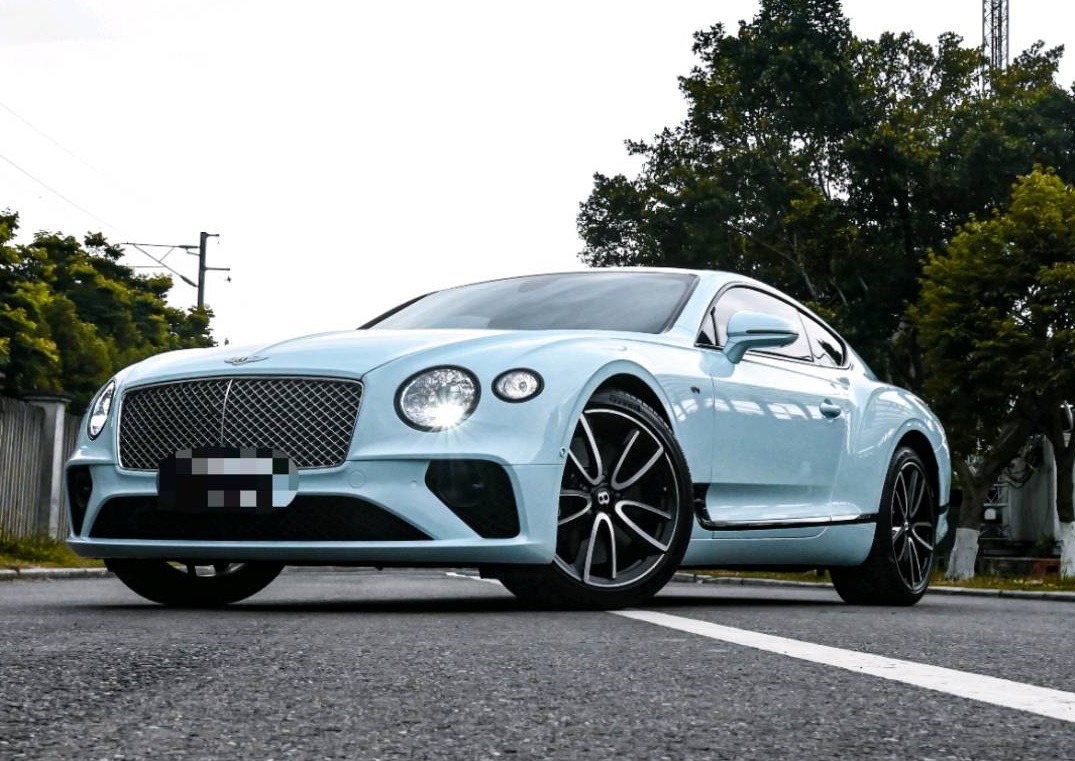 宾利欧陆GT蓝色2021年07月