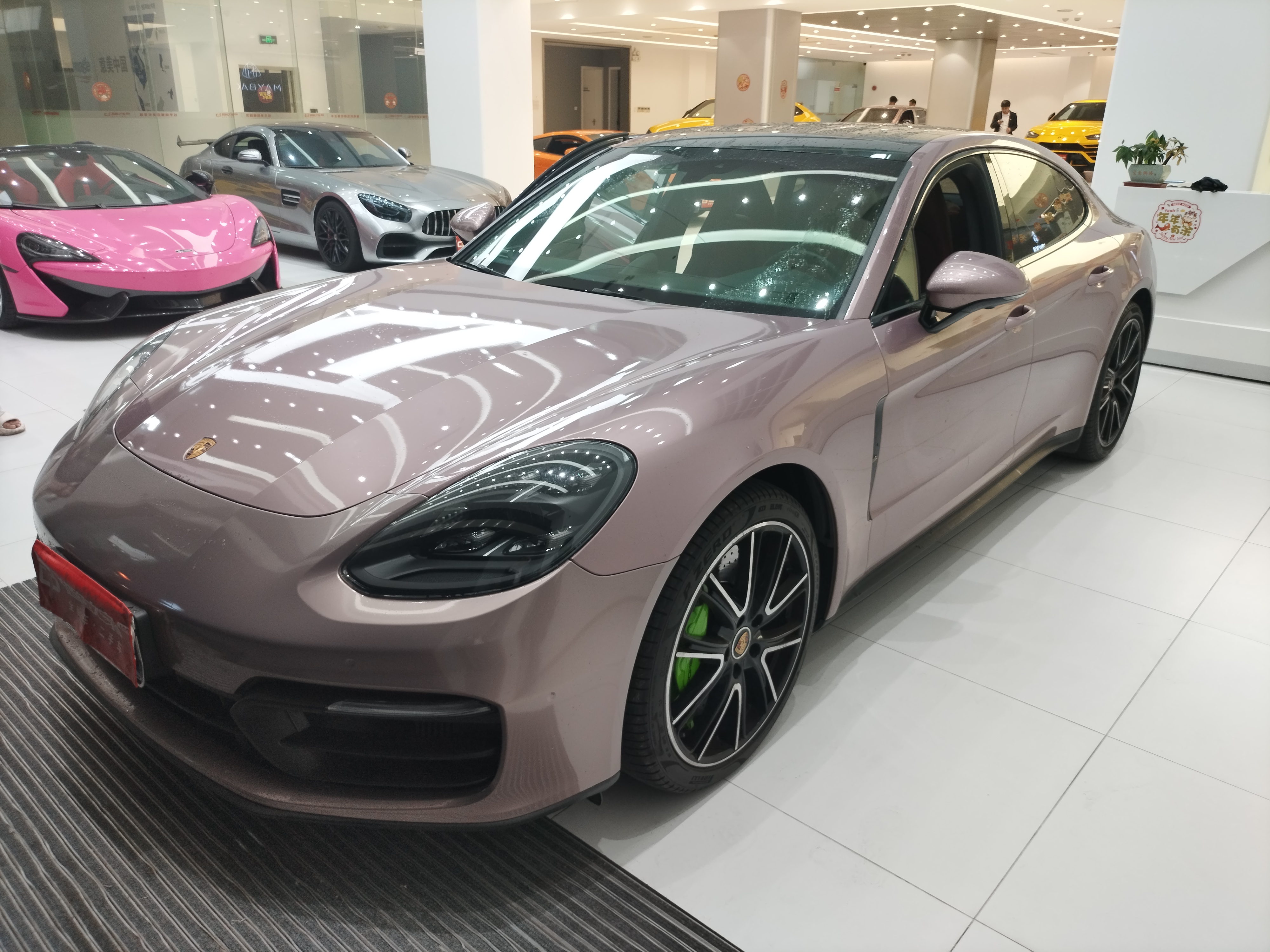 保时捷Panamera 蓝色2021年12月