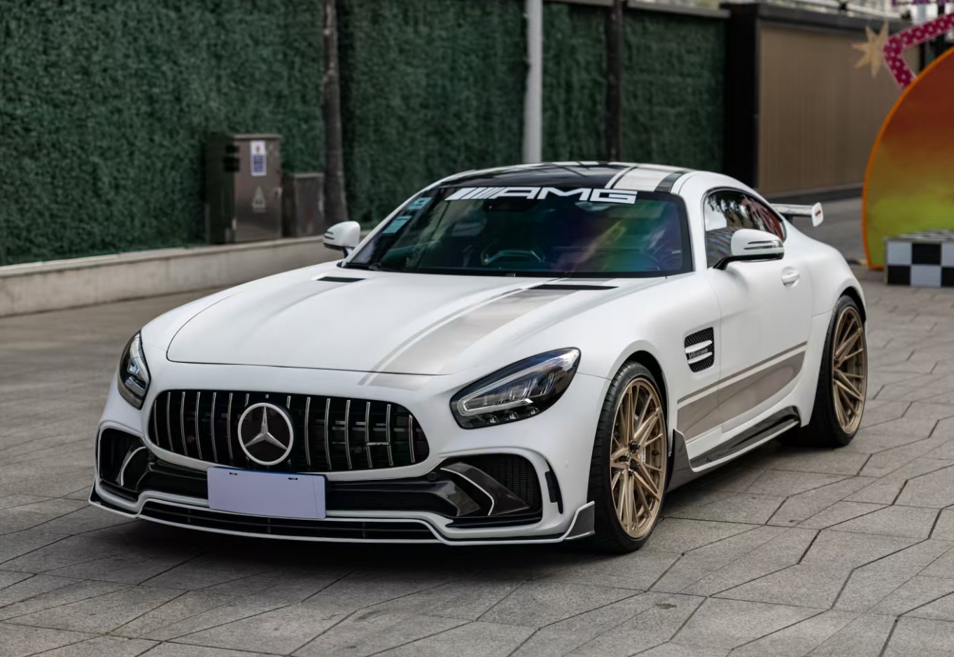奔驰AMG GT蓝色2020年03月