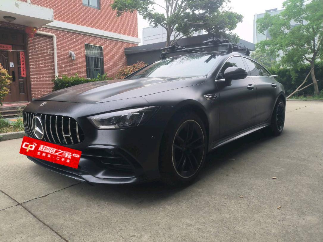 奔驰AMG GT银灰色2021年04月