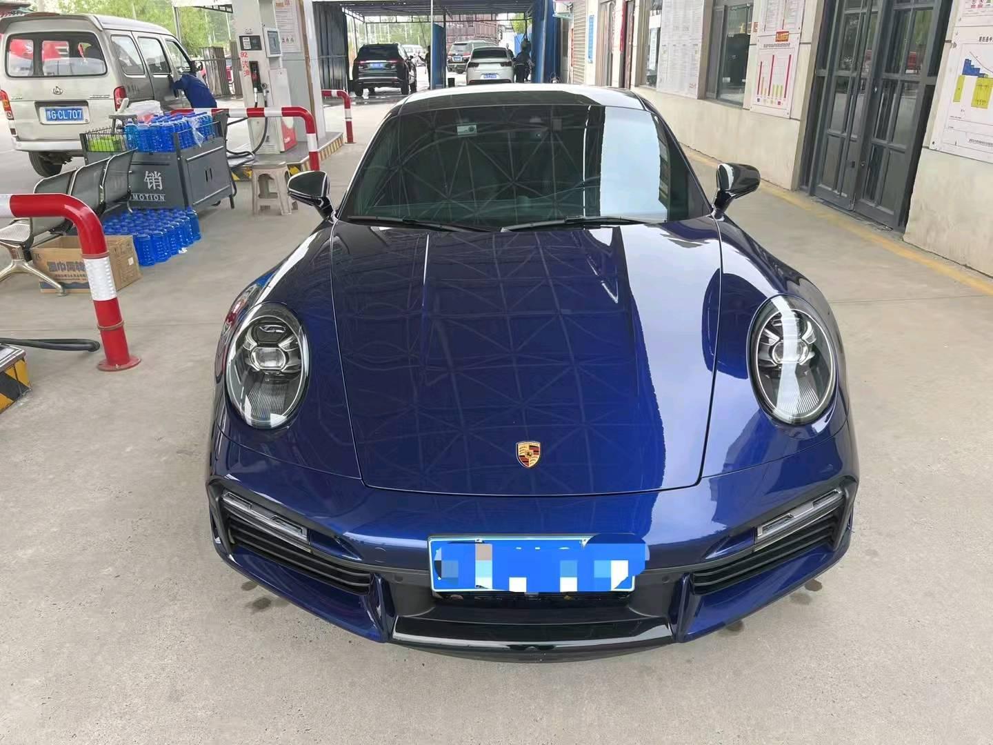 保时捷911蓝色2022年07月