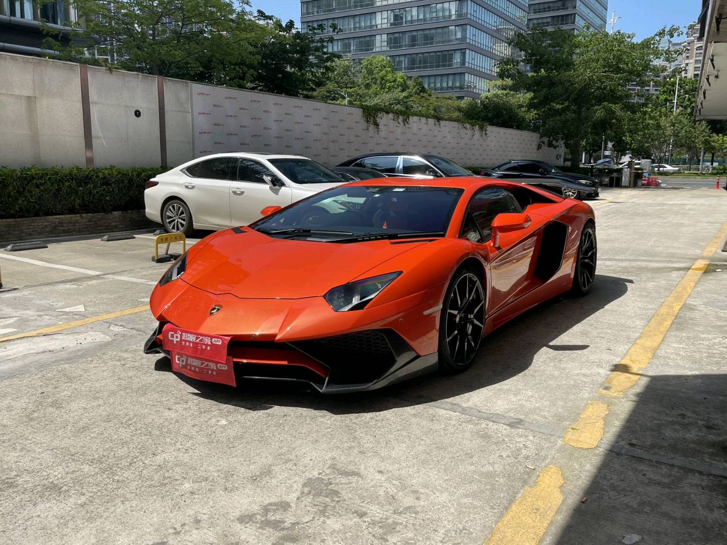 兰博基尼Aventador橙色2017年05月