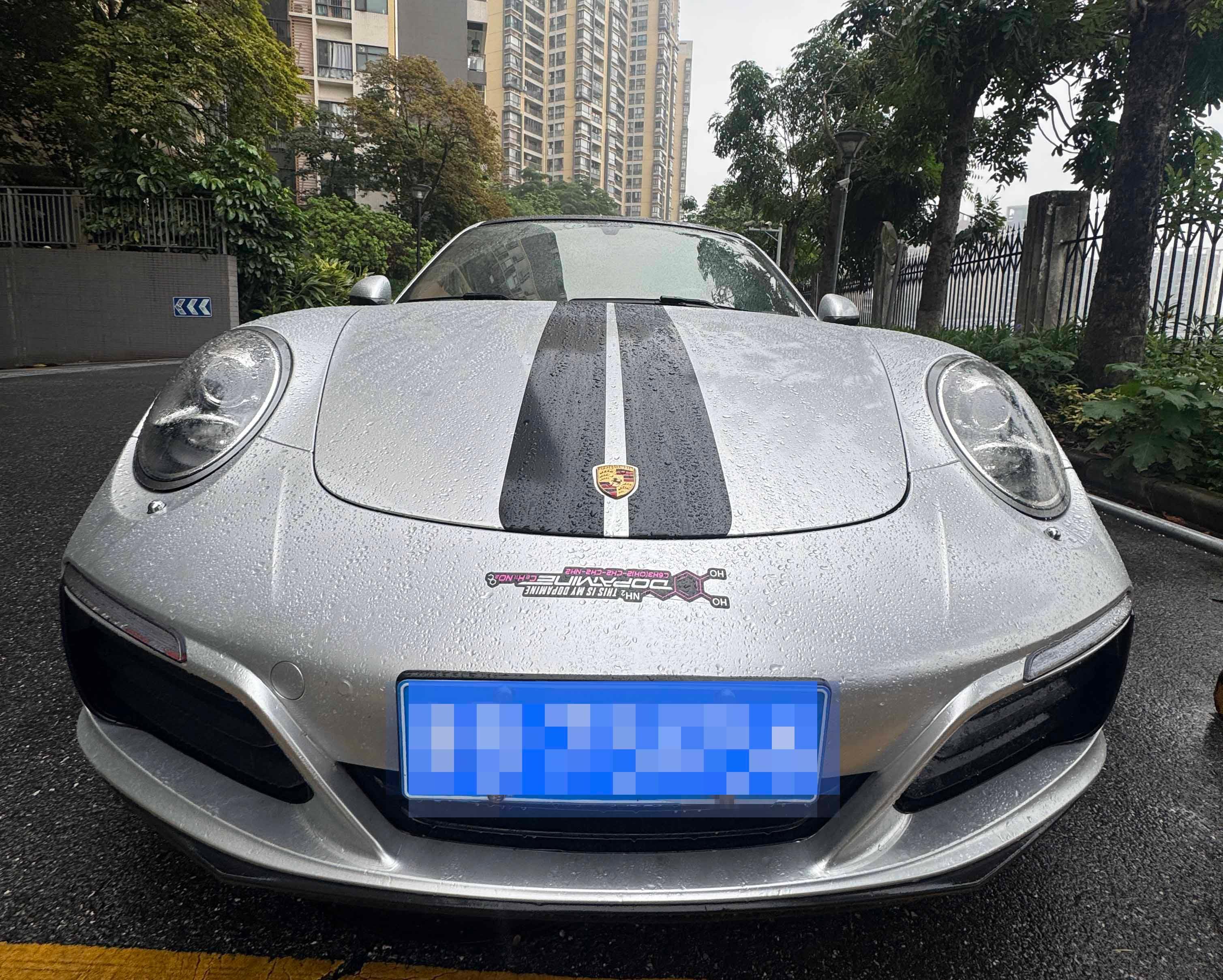 保时捷911银灰色2013年01月