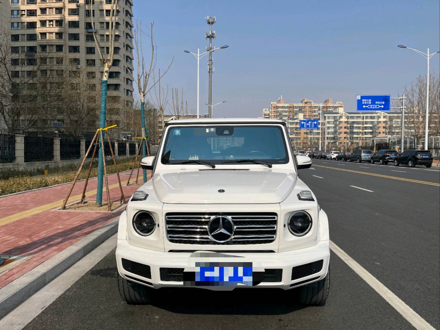 奔驰G级白色2020年06月
