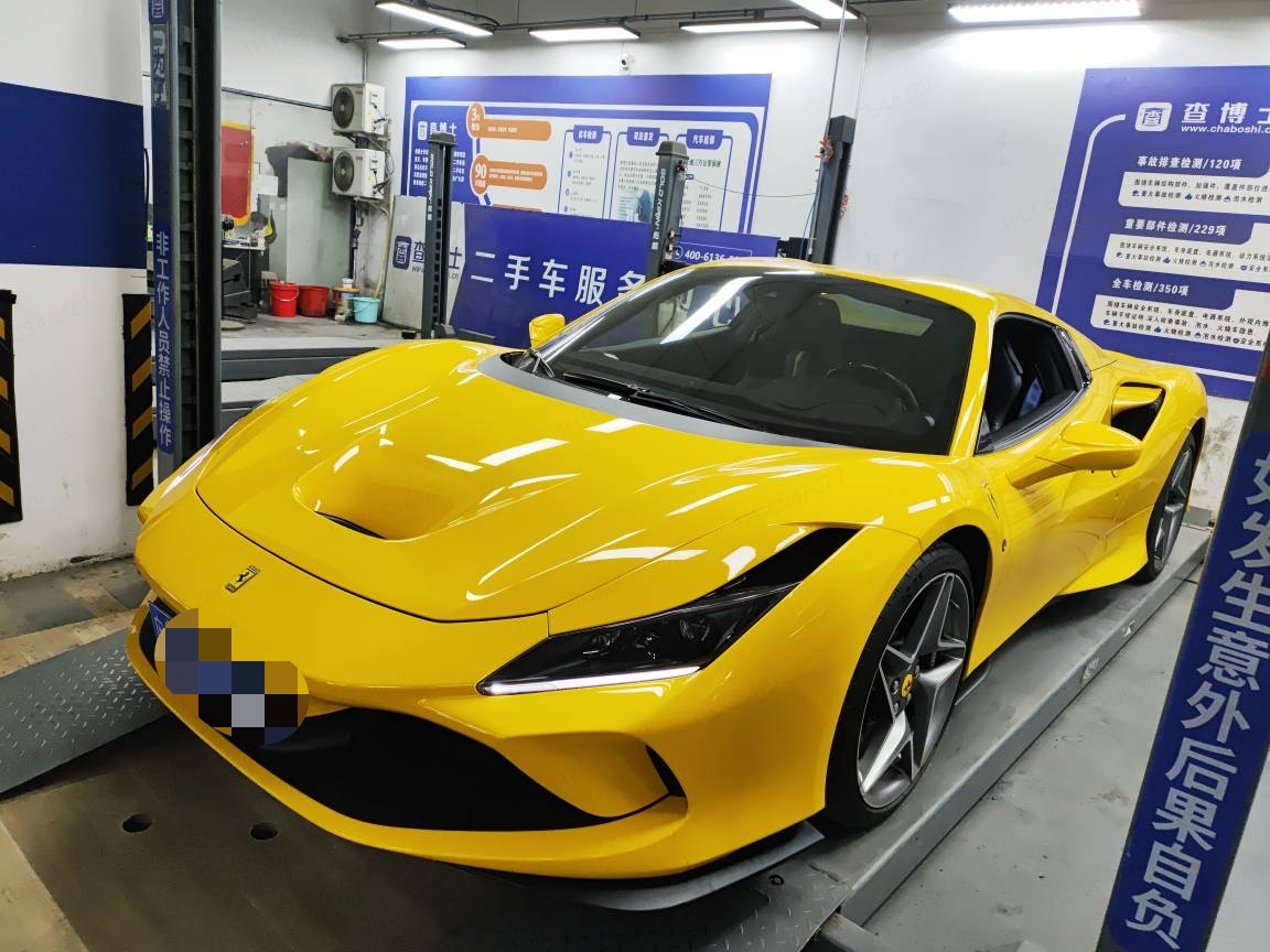 法拉利F8黄色2021年07月