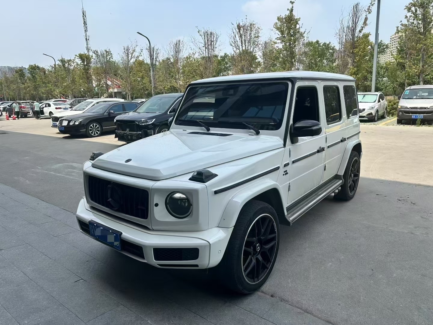 奔驰G级白色2021年05月