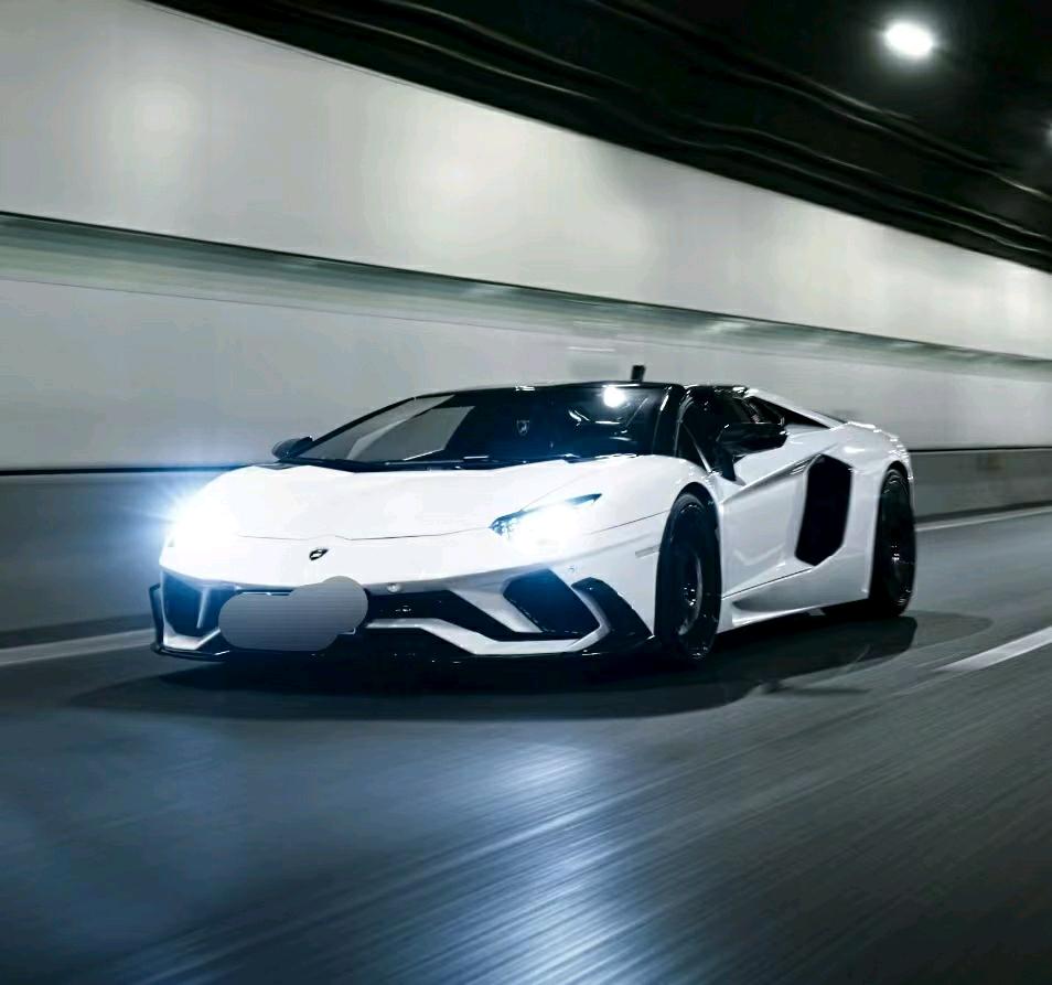 兰博基尼Aventador白色2014年01月