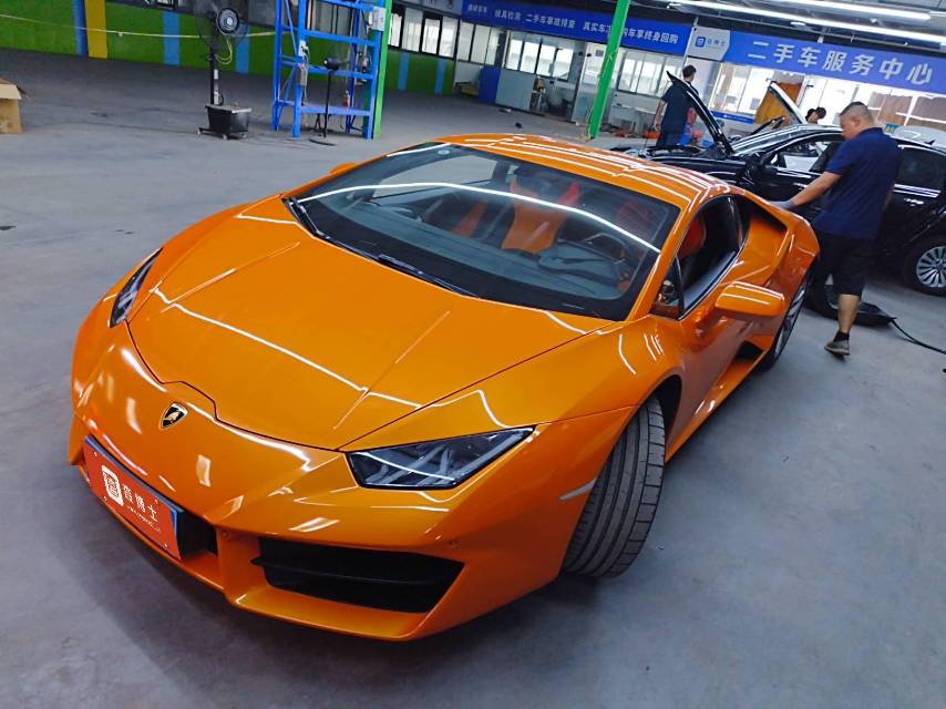 兰博基尼Huracan橙色2019年08月