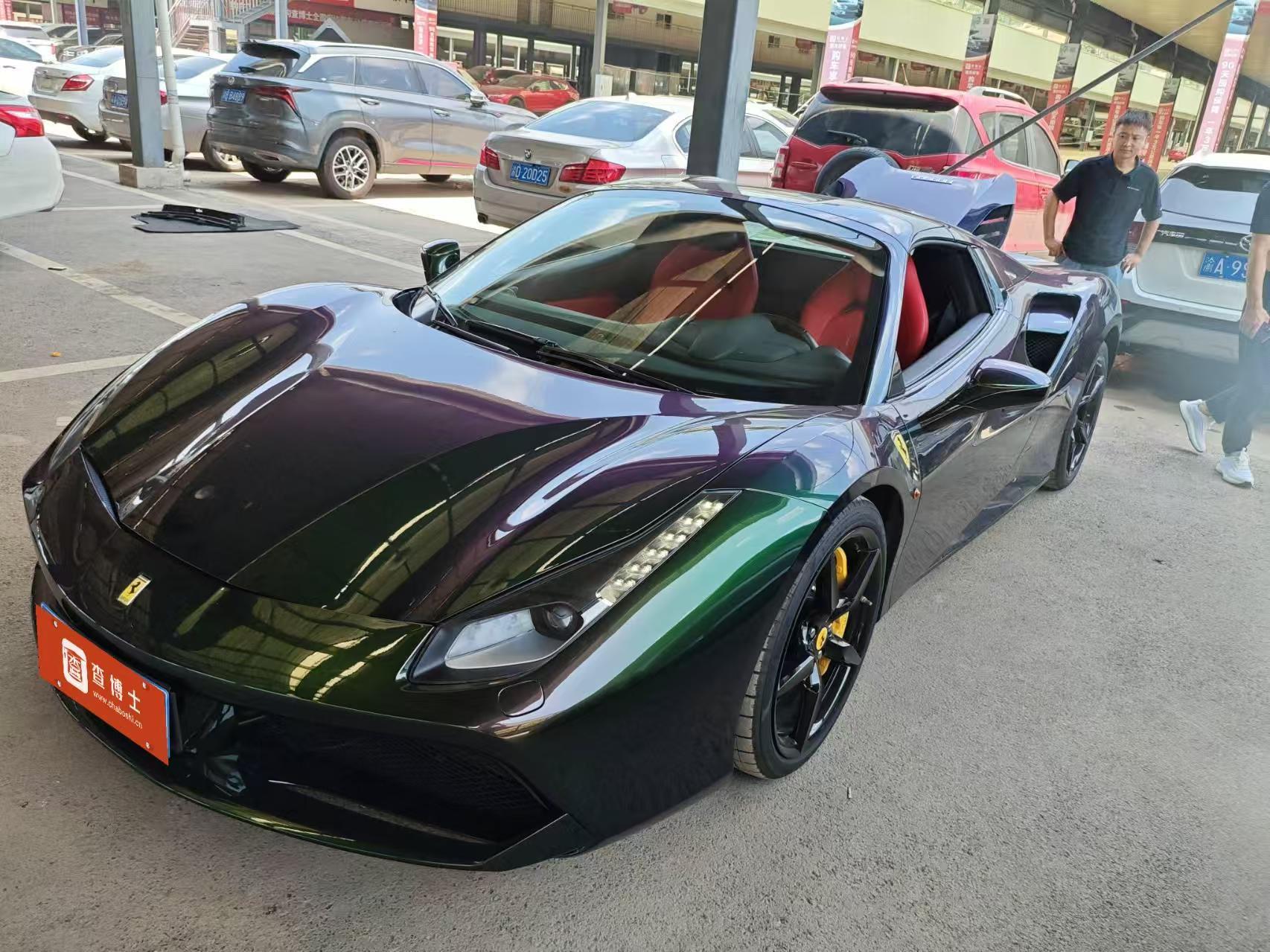 法拉利488蓝色2018年03月