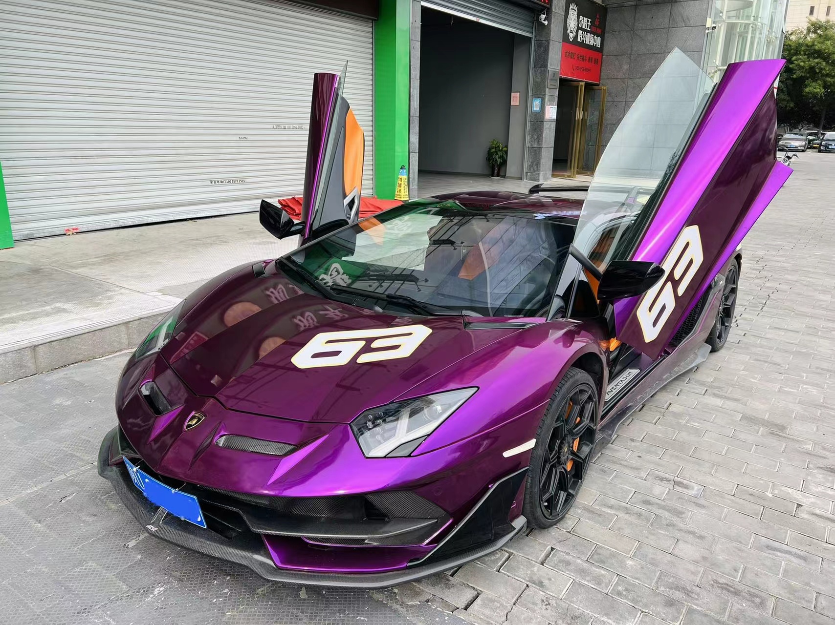 兰博基尼Aventador黄色2016年11月