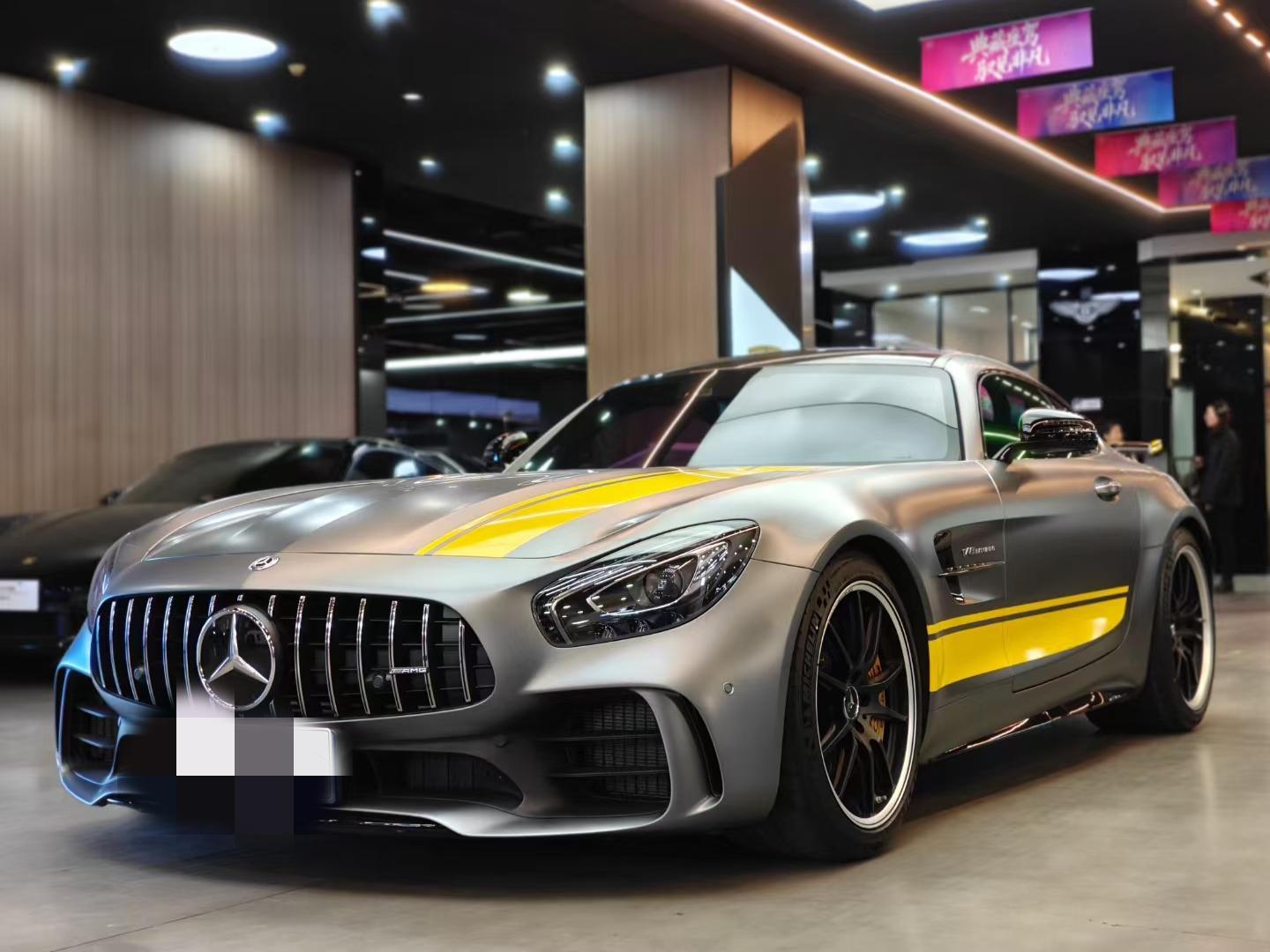 奔驰AMG GT银灰色2021年02月