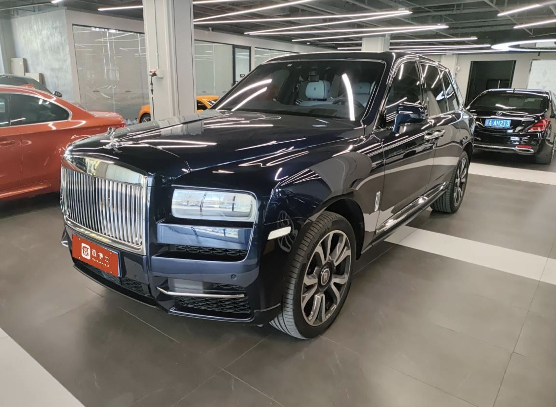 劳斯莱斯库里南蓝色2021年03月