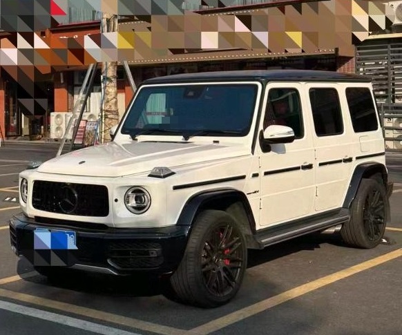 奔驰G级 AMG白色2021年05月