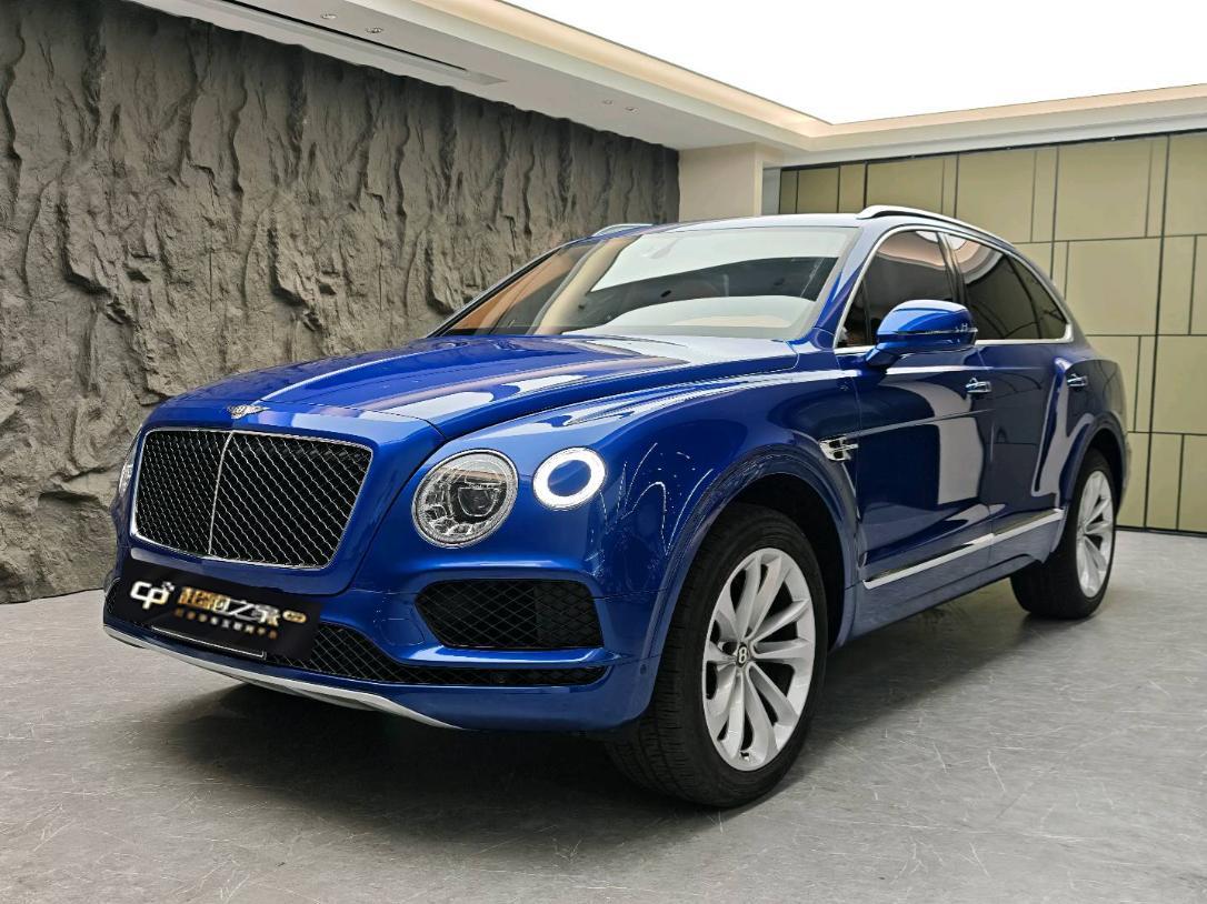 宾利添越 蓝色2020年04月