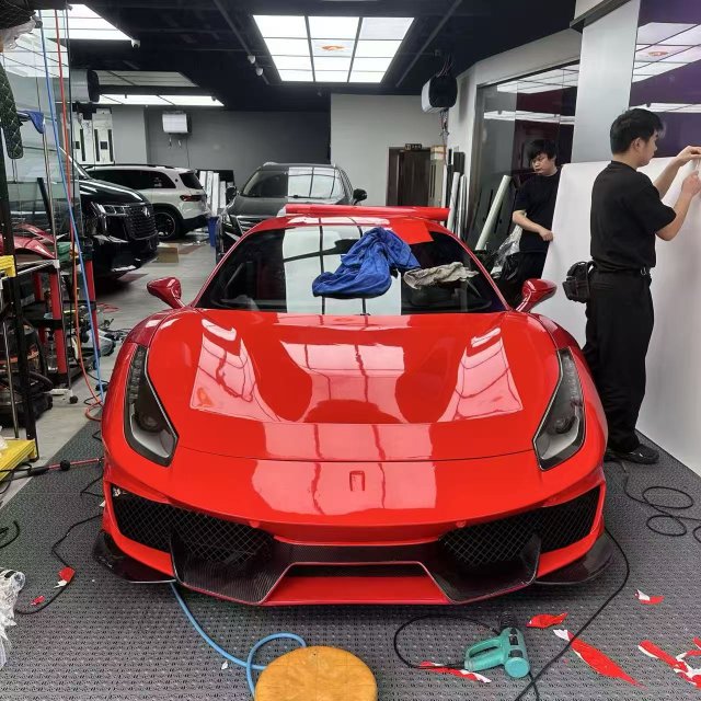 法拉利488红色2016年03月