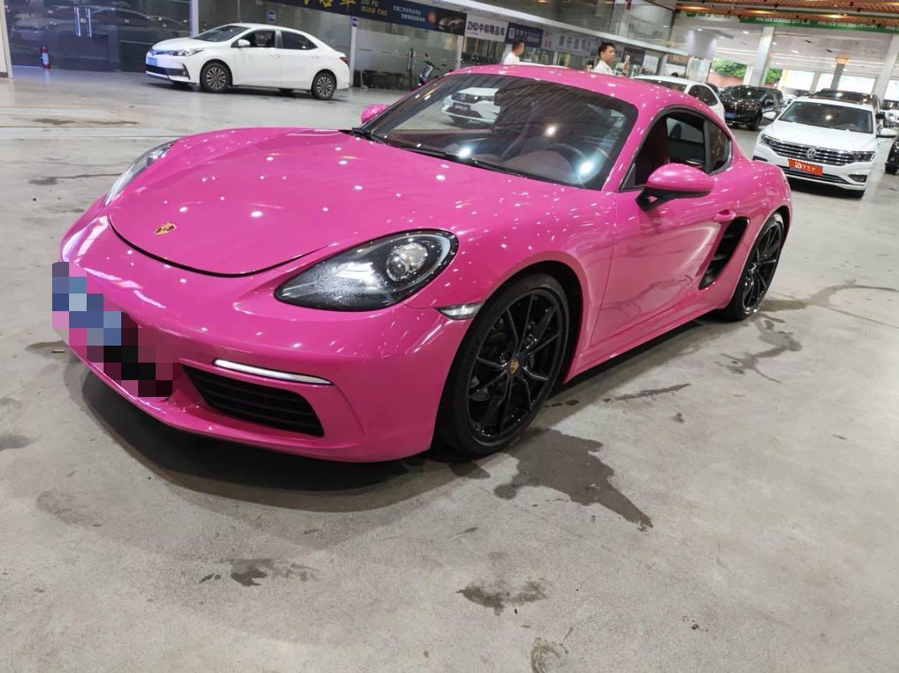 保时捷718蓝色2021年02月