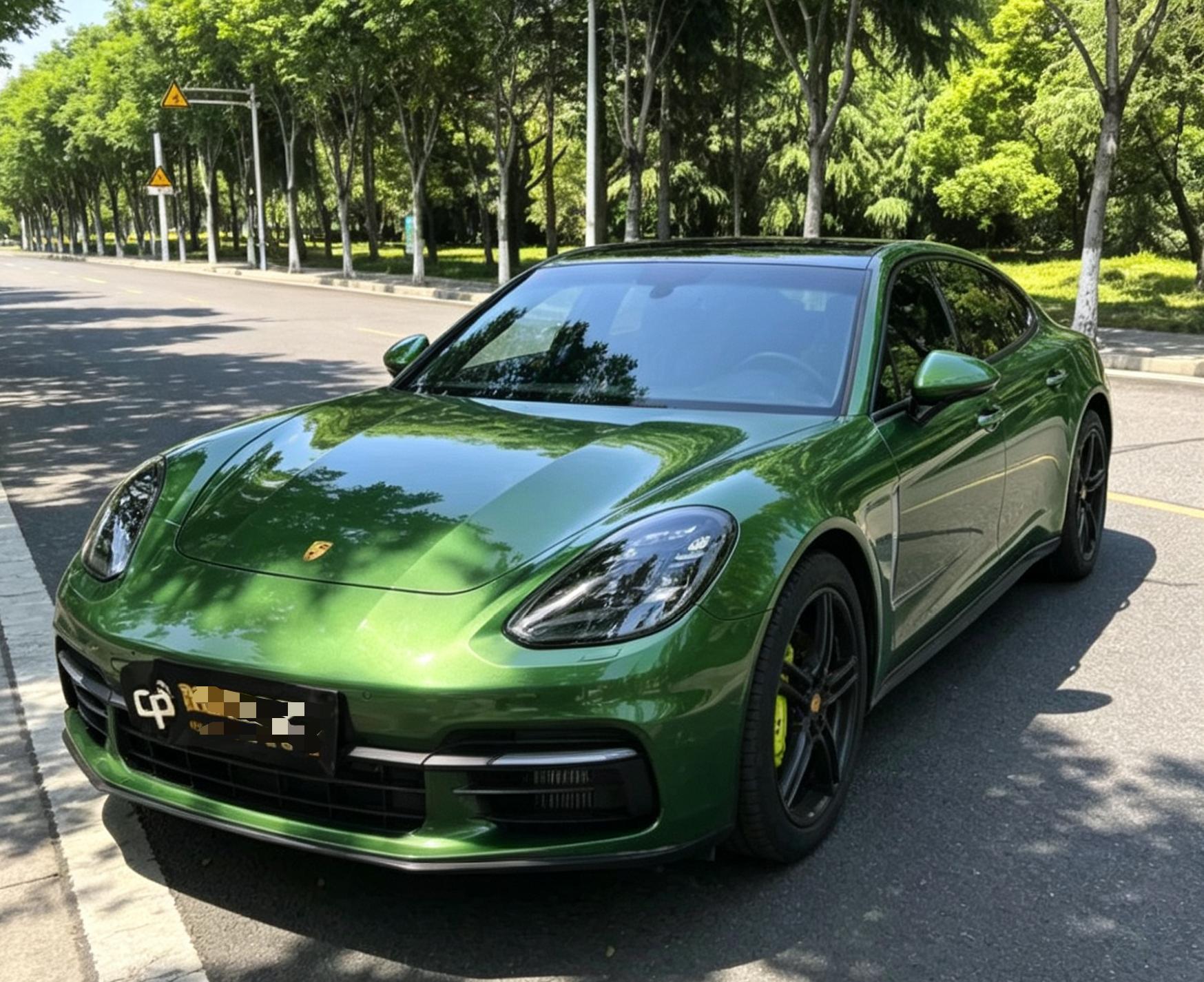 保时捷Panamera 绿色2020年02月