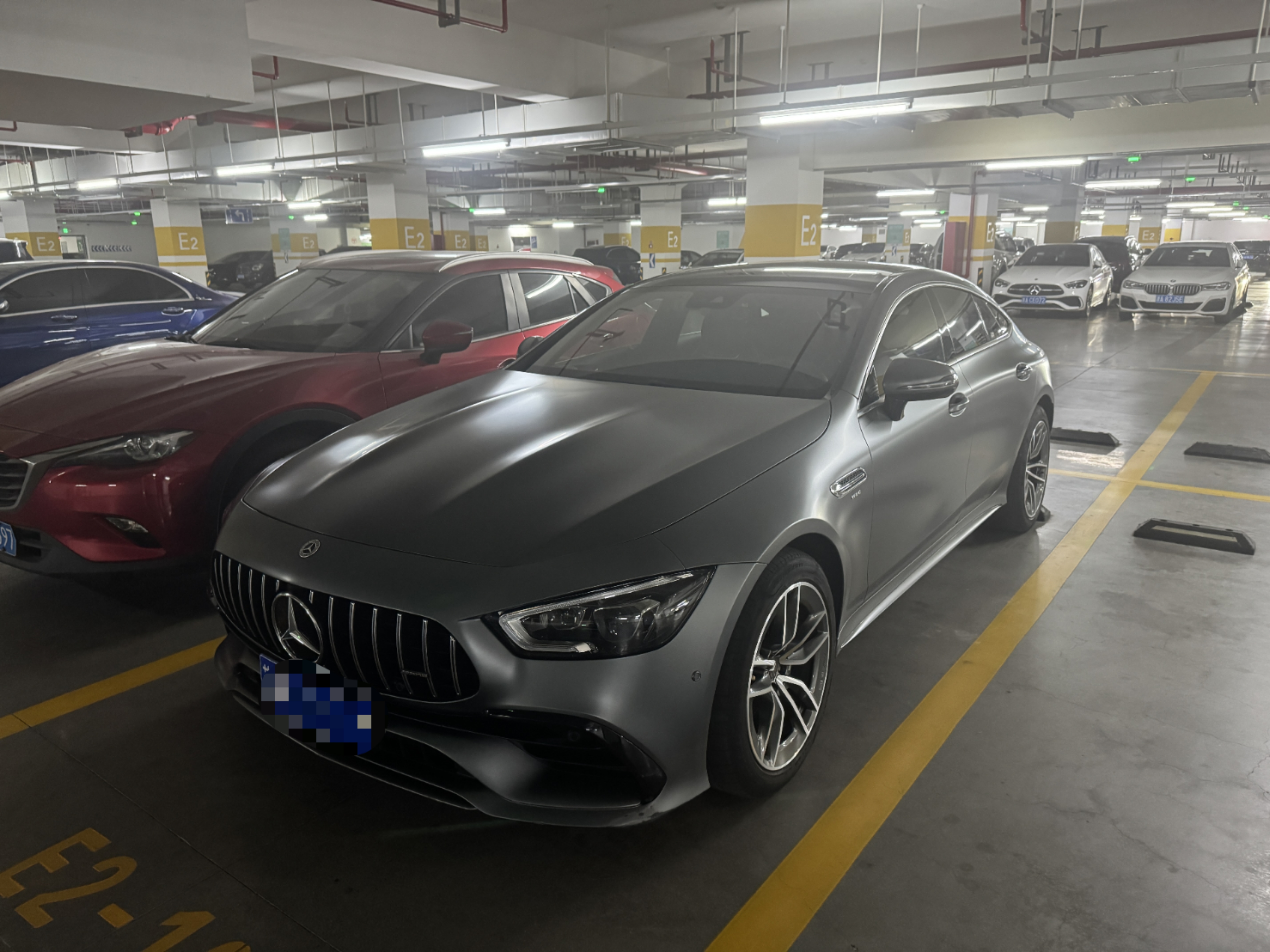 奔驰AMG GT银灰色2021年05月