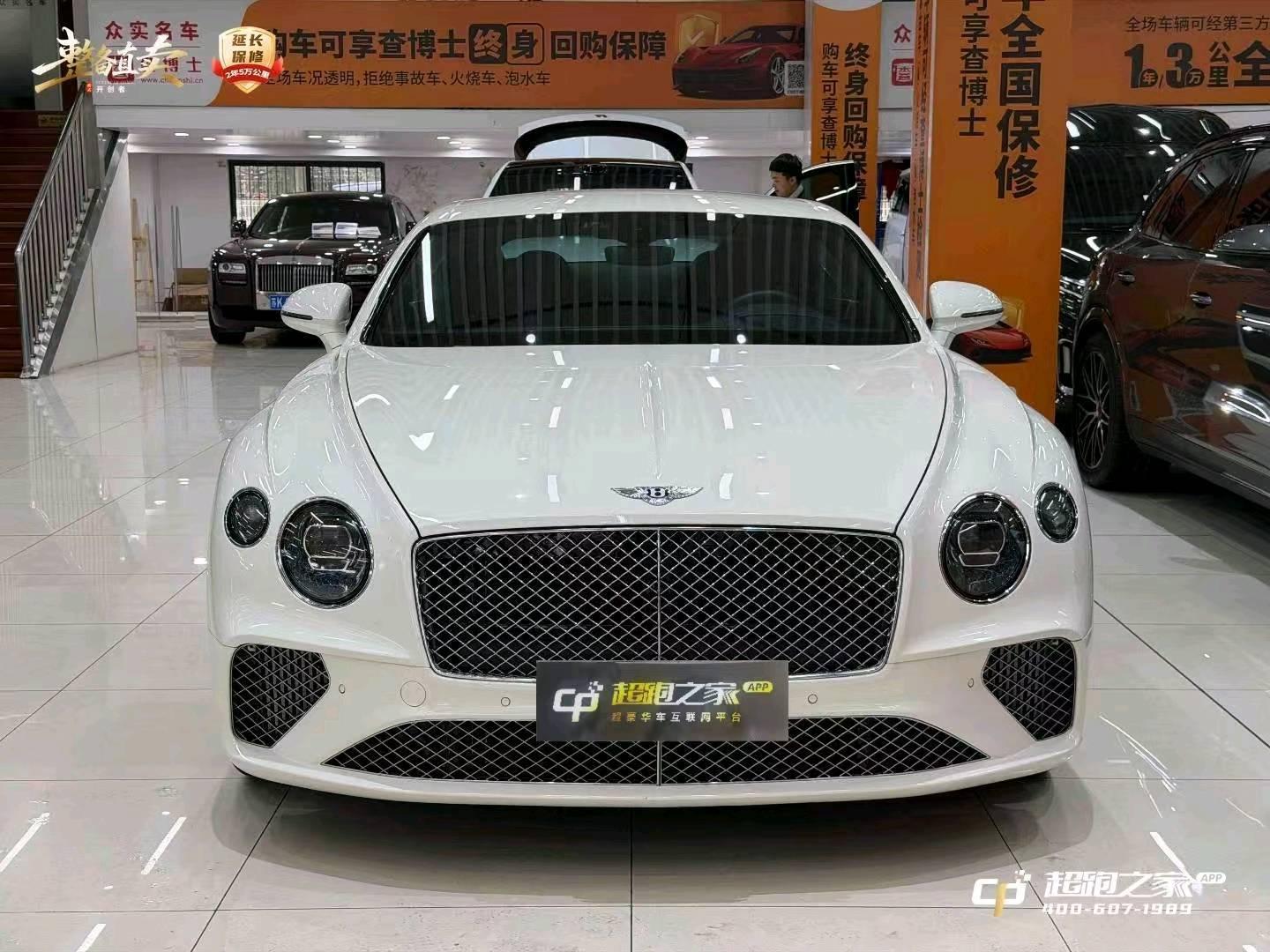 宾利欧陆GT白色2021年06月