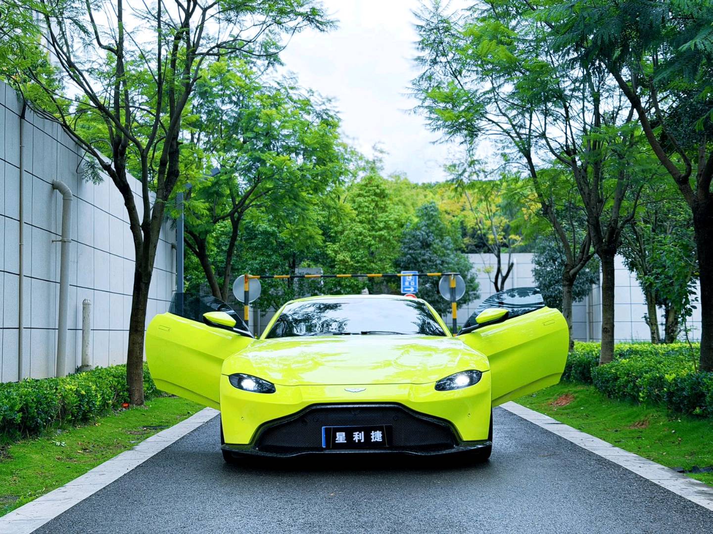阿斯顿马丁Vantage 绿色2019年10月