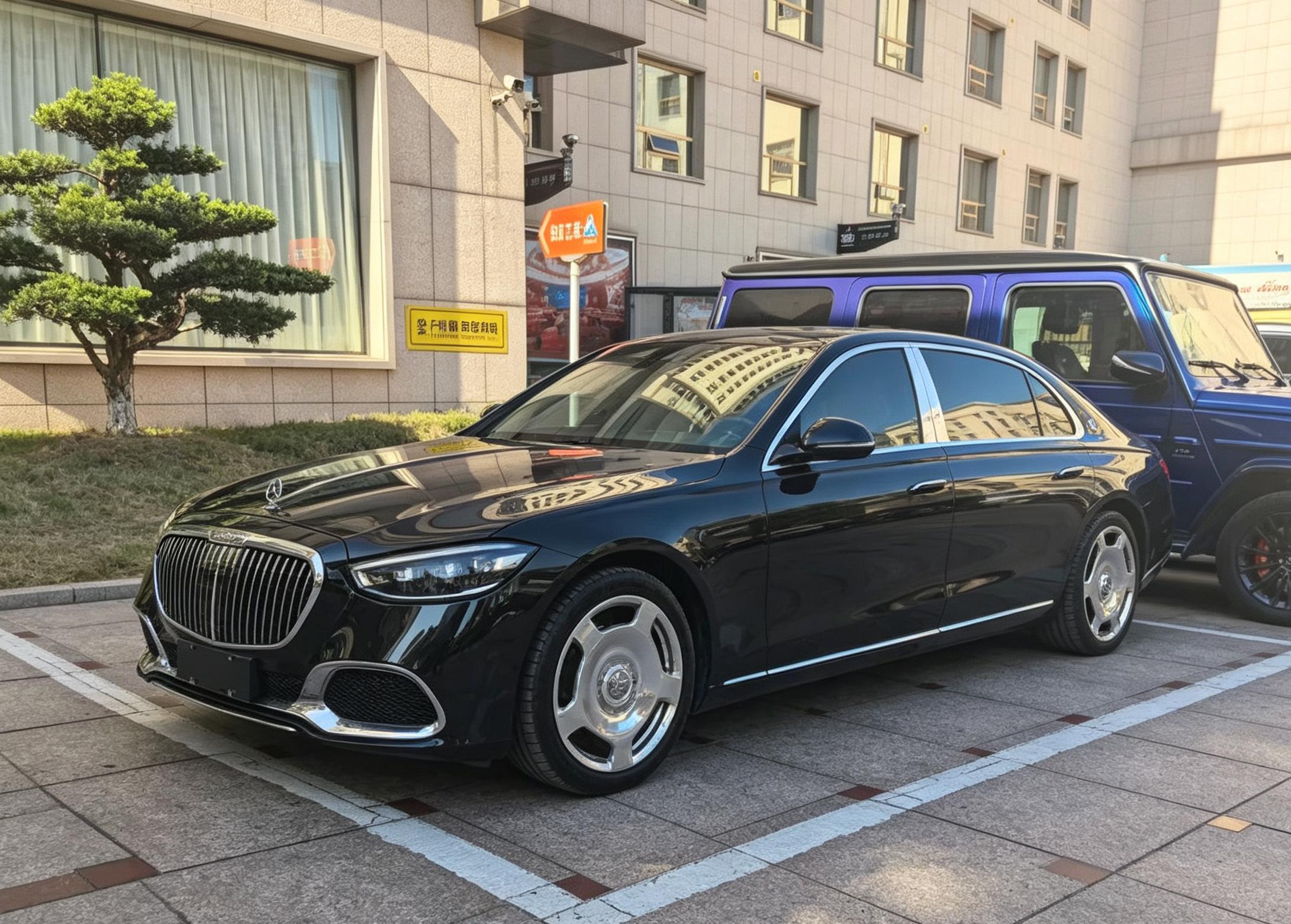奔驰迈巴赫S级黑色2022年03月