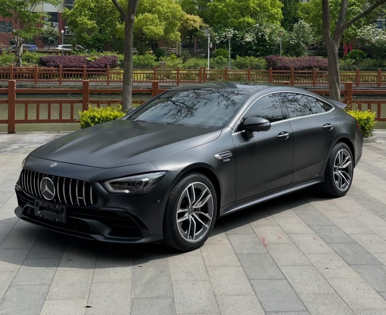 奔驰AMG GT银灰色2020年09月