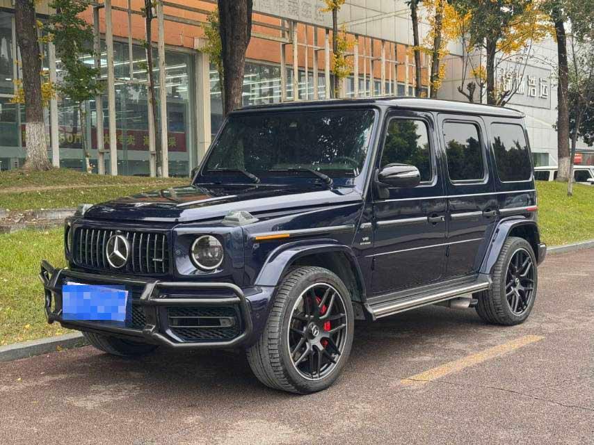 奔驰AMGG级 AMG蓝色2020年04月