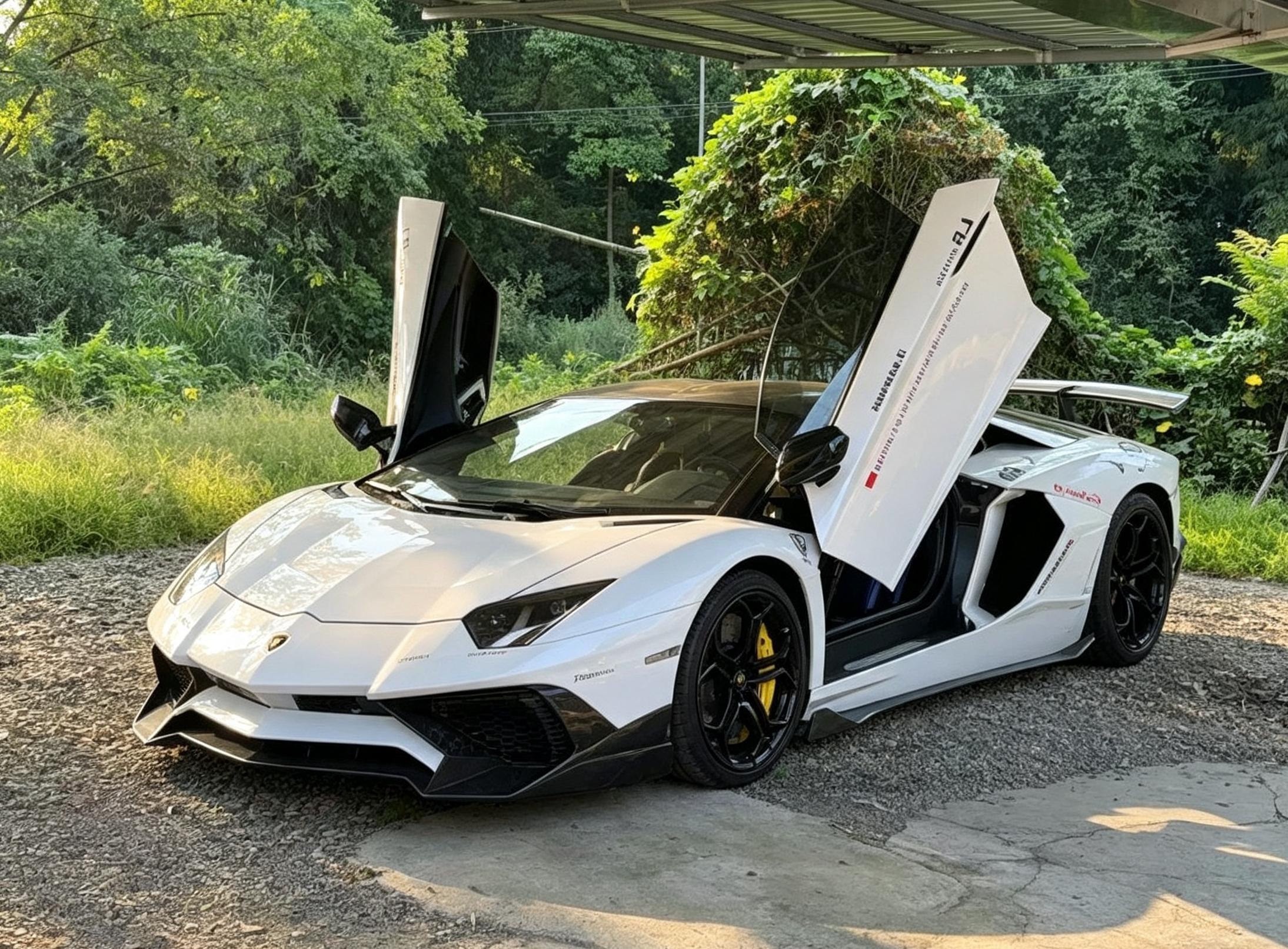兰博基尼Aventador白色2012年01月