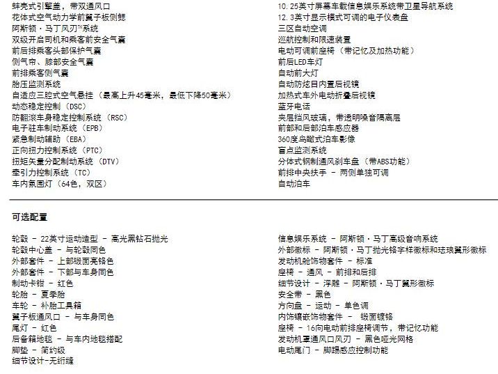 阿斯顿马丁 DBX 4.0T V8